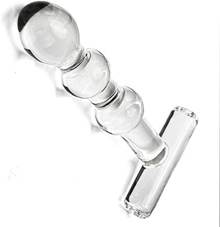Glass Dildo Crystal G-Point Stimulation Massage Stick Anal Sex Toys, Yellow Glass Anal Butt Plug For Lovers - Image 2