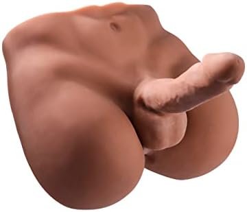 Lifelike Torso Male Sex Doll With Flexible Dildo Realistic Sex Huge Cock 7.08Inches, Men Sex Dolls For Women For Female Masturbation, Unisex Masturbator Sex Toy For Men Women Gay Couple