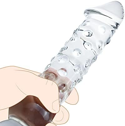 Fst Super Big 11.6 Inch Transparent Crystal Penis Double Head Glass Dildo With 3 Big Beads Female Masturbation G-Spot Stimulate Stimulator Anal Plug For Women Sex Game - Image 3