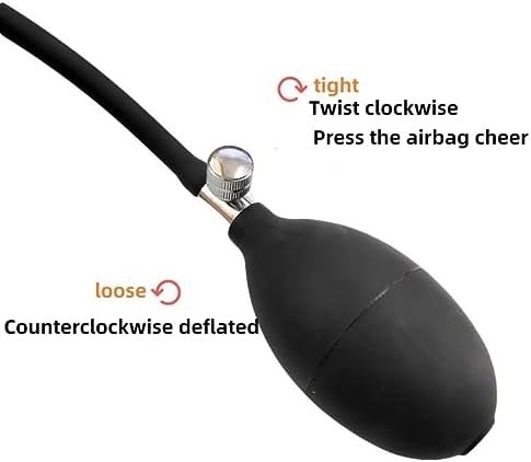 Silicone Inflatable Anal Plug Vibrating Steel Built-In Two Balls Inflatable Butt Anal Pump,Silicone Expandable Anal Sex Toys Adult For Man And Women, Steel Ball Included - Image 3