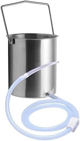 Cleanstream Premium Stainless Steel Enema Bucket Kit With Silicone Hose, 1 Count