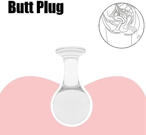 Beginners Anal Trainer Set, 3 Piece Butt Plugs, Butt Toys For Men And Women Large Transparent Globular Anal Plug For Advanced Player Prostate And Butt Stimulator Adult Sex Toys For Intense Pleasure - Image 3
