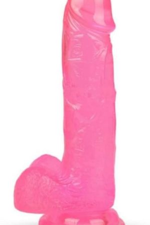8 Inch Pink Silicone Double Headed Silicone Suction Cup Realistic Classic Dick, Valentine'S Day And Bachelorette Party Gifts For Friends