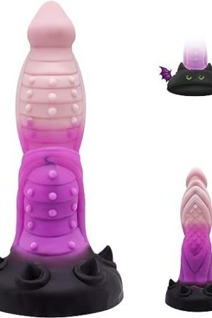 Realistic Monster Dragon Dildo Sex Toys, 8 Inch Silicone Wide Dildos With Suction Cup, G Spot Anal Play Prostate Massager Adult Toys For Women Or Men