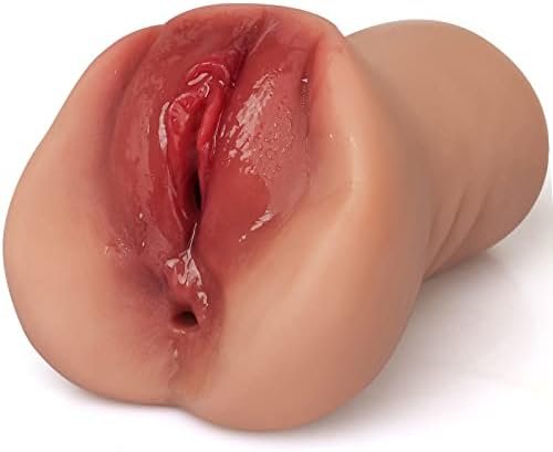 Male Realistic Masturbator Sex Toy Lifelike Pocket Pussy,2 In 1 3D Realistic Vagina And Anal Sex Toys For Men, Adult Toys Sex Doll Portable Flesh Male Stroker Pussy, MenโS Sex Toys For Mens Pleasure