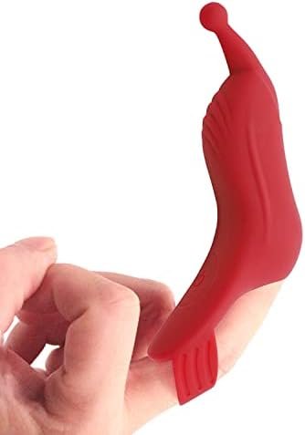 G-Spot Finger Clit Anal Nipples Vibrator, Female Masturbation Massage Adult Sex Toys, Waterproof Rechargeable Multi-Frequency Vibrator