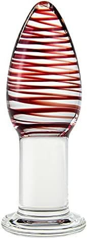 Glass Anal Butt Plug With Smooth Tapered Tip Adult Sex Toy For Man Woman Couple