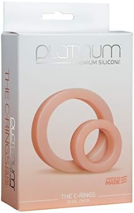 Doc Johnson Platinum Premium Silicone - The C-Rings - Cock Rings - White - Image 2