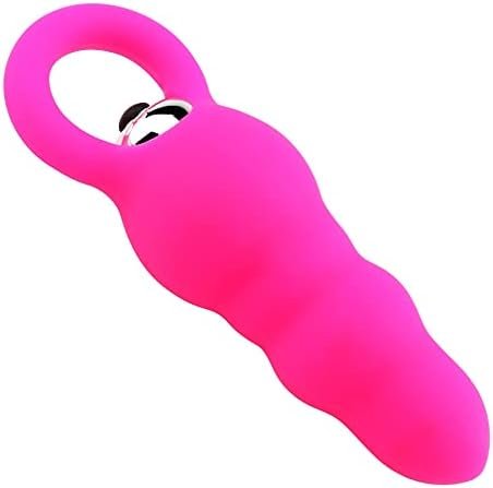 Vibrating Anal Beads Butt Plug, Erun Graduated Design Silicone Anal Vibrator Waterproof G Spot Anal Sex Toy For Men Women And Adult Couples