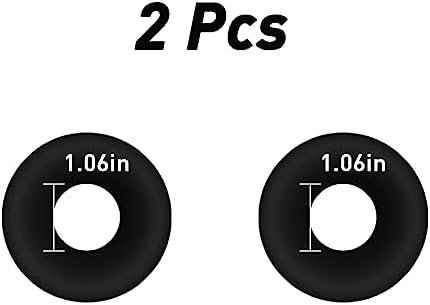 Penis Pump Sleeve For Gomiya Penis Vacumn Pumps Enlarger Cock Pump, Universal Silicone Base Ring, 1.1 Inch Inner Diameter, 2 Pcs (L) - Image 2