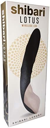 Shibari Lotus, Luxury Wireless 10X Vibrator, Dual Motors, High-Grade Silicone Design, Black