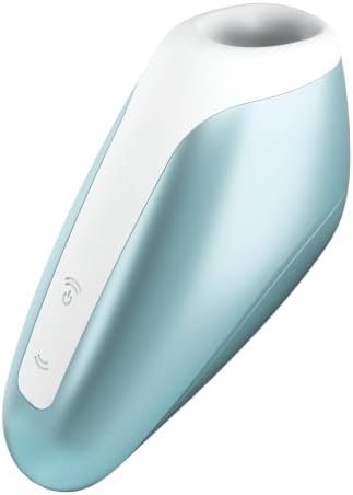 Satisfyer Love Breeze Air-Pulse Clitoris Stimulator - Non-Contact Clitoral Sucking Pressure-Wave Technology, Waterproof, Rechargeable (Ice Blue)