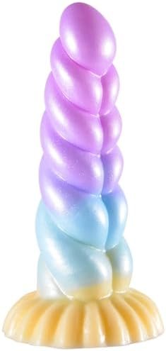 8.07 Inch Big Fantasy Dildos,Huge Monster Silicone Dildo With Strong Suction Cup,Realistic Soft Adult Sex Toy For Women Men,Thick Anal Plug For Couple G-Spot Prostate Massager