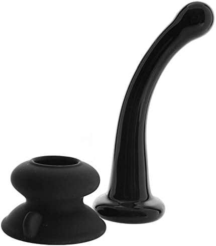 Icicles No 87 Glass G Spot Wand And Water Based Lube (1Oz), Black - Image 2