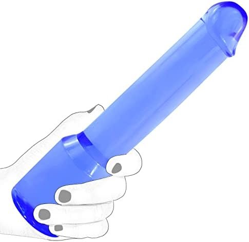 Shkanla 7.5 Inch Realistic Dildo For Woman Man, Handheld Clear Jelly Dildo For Soft Lifelike Beginner, Sex Toy For Couple Penis Anal Dildo