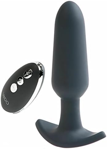 Vedo Bump Plus Rechargeable Vibrating Waterproof Anal Vibe With Remote Control - Just Black - Image 3