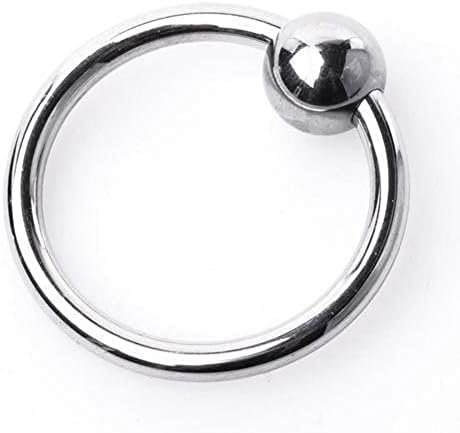 Kinky Pinks 18+ Adult Only Sex Toys Cock Rings Stainless Steel Penis Rings Glans Ring With 1 Joy Pressure Ball (25Mm) - Image 2
