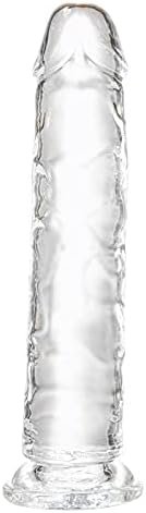 Realistic Dildo 7.1 Inch, Clear Dildo With Strong Suction Cup For Hands-Free Play, Soft Material Adult Sex Toys For Beginner And Couple