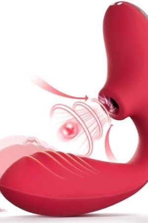 Vibrator Adult Sex Toys For Women - 3 In 1 C-Shaped Adjustable Sucking Vibrator Sex Toy, Adult Toys With 10 Sucking & Vibrating Dildo Nipple Clitoral G Spot Wearable Vibrators Sex Machine