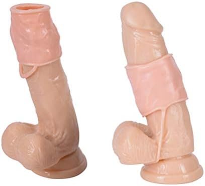 Bestoyard Soft Cock Rings Stretchy Foreskin Penis Sleeve Ring Enlarger Stronger Harder Erection To Prolonging Climax Toys - Image 3