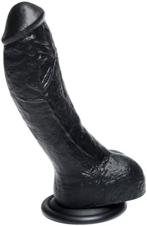 8.3" Realistic Silicone Big Dildo Wide Adult Sex Toys For Women, G-Spot Stimulator With Strong Suction Cup,Hands-Free Play,Realistic Flexible Thick Anal Dildo For Women/Men/Couples (Black)