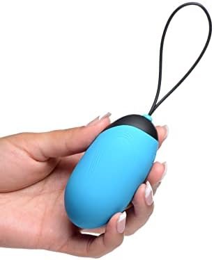 Lynx Xl Silicone Vibrating Egg - Blue - Image 3