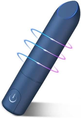 Bullet Vibrator With Angled Tip For Precision Clitoral Stimulation, Discreet Rechargeable Lipstick Vibe With 10 Vibration Modes Waterproof Nipple G-Spot Stimulator Sex Toys For Women (Black)