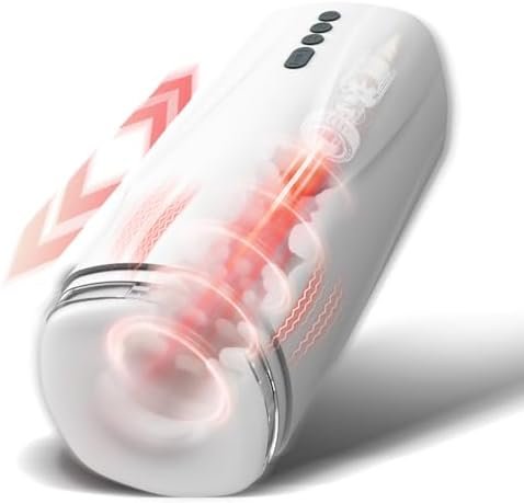 Automatic Male Masturbator Cup With New Strenching Mode, Electric Male Sex Toy With Thrusting And Vibrating For Penis Stimulation, Pocket Pussy Stroker With 3D Texture For Men Masturbation