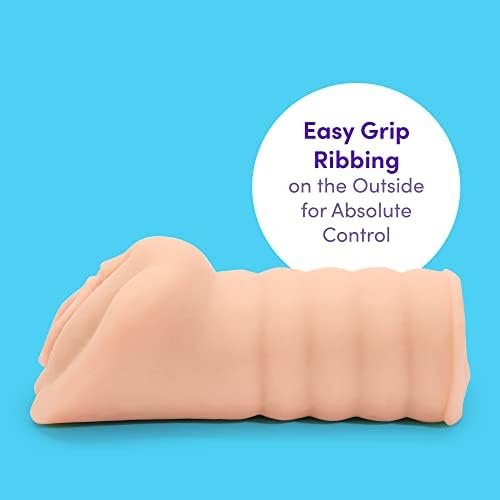 Lovehoney Thrust Pro Ultra Holly Male Masturbator - 6 Inch Realistic Tight Vagina With Textured Canal - Vibrator Compatible Male Sex Toy - Self Pleasure Sex Toys For Men - Waterproof - 480G - Flesh - Image 3