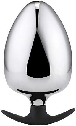 Romi Large Massive Metal Anal Plug Personal Massager For Unisex Provide A Full Feeling Designed For Experienced Or Intermediate Players (Small)