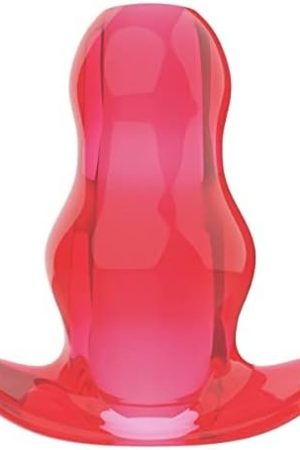 Big Size Anal Dilator Soft Speculum Prostata Massager Peek Tunnel Anal Plug (Gray)