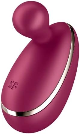 Satisfyer Spot On 1 Lay-On Vibrator - Precision Clitorial Stimulation With 12 Vibration Settings, Vibrating Flexible Tip, Adult Sex Toy For Women - Discreet, Waterproof, Rechargeable (Bordeaux)