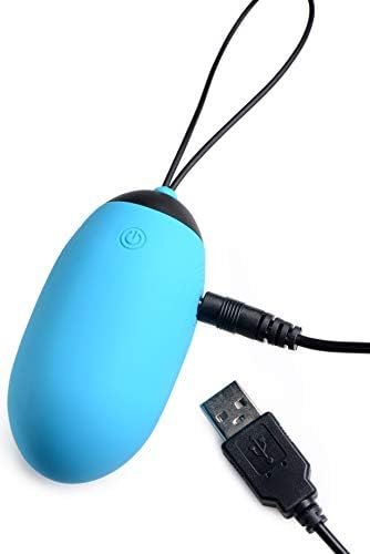 Lynx Xl Silicone Vibrating Egg - Blue - Image 2