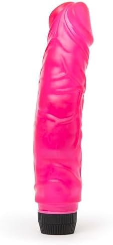 Lovehoney Vibrating Dildo - 8 Inch Realistic Dildo - Girthy Multispeed Dildo For Women - Red