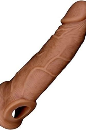 New Soft Big Realistic Sleeve Extender Sheath For Men Male Enhancement Extension Sleeve 1023 (Flesh-Rl)