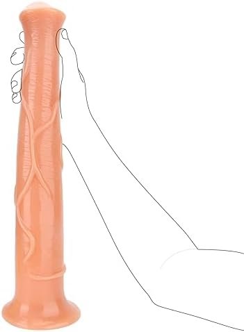 Super Large Realistic Horse Dildo, 15.75 Inches Long Dildo With Strong Suction Cup Tpe Huge Dick Adult Sex Toy For Men Women Anal Vaginal Masturbation