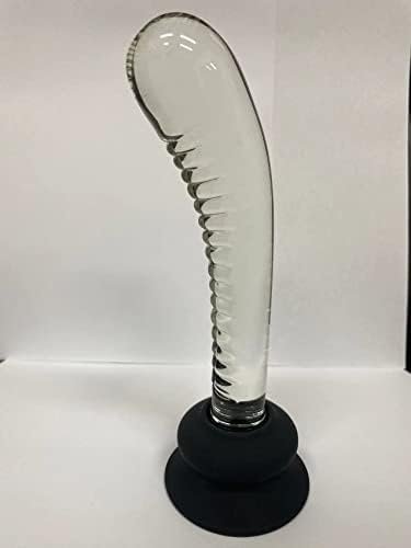 Glass Dildo Adult Toys & Games Plugs Butt Anal Sex Toys - Anal Butt Plug For G Spot Stimulation Male Female Glass Massager (White)