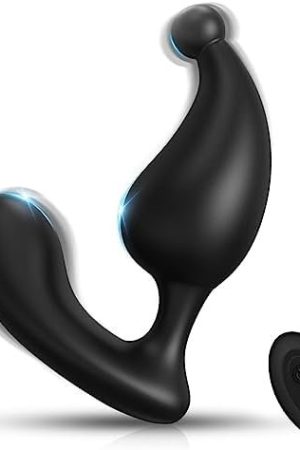 Anal Plug Vibrator Prostate Massager - Remote Control Anal Butt Plug Vibrator With 10 Vibrating Modes Sex Toys, Waterproof Sensory Adult Anal Toys For Men Pleasure Black