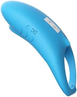 Vibrating Cock Ring - Men'S Vibrator With Nine Powerful Vibration Modes, Extending Male Penis Erection Fun, Adult Sex Toys For Men And Couples (Blue)