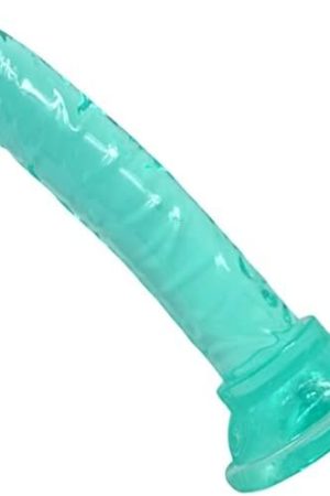 Beginner'S 5 Inch Clear Jelly Dildo Green