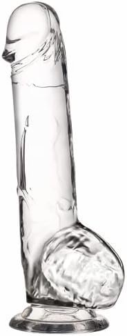 Realistic Dildo 9.5โ Clear Suction Dildo Cup For Hands-Free For Women, Big Dildos For G-Spot Stimulation Dildos Anal Sex Toys For Women And Couple