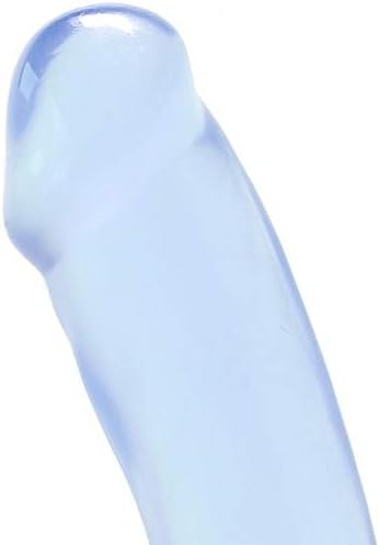 Doc Johnson Crystal Jellies - Slim Dong - 6.5 Inch - 1.5" Wide - Strong Suction Cup Base - O-Ring Harness Compatible Dildo, Clear - Image 3