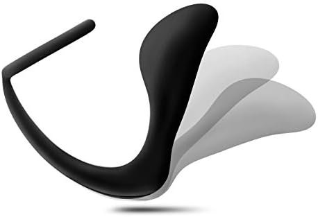 Blush Anal Adventures C Ring Plug - Platinum Puria Silicone - Ultrasilk Smooth - Hands Free Prostate Pleasure Male Adult Sex Toy For Men And Couples - Increase Stamina - Intensify Male Orgasm - Black - Image 3
