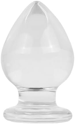 Large Anal Butt Plug Crystal Glass Anus Dilator Massager Bum Plug Anal Sex Toys For Women Men Masturbation
