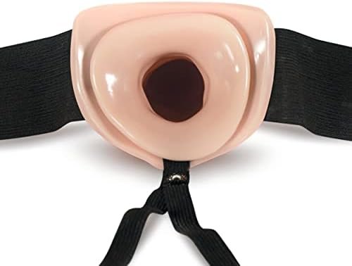 Blush Dr. Skin 6 Inch Hollow Strap On Dildo & Elastic Waistband Harness, Sex Toy For Women, Sex Toy For Adults, Vanilla - Image 2