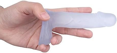 Small Realistic Dildo 4.5 Inch Mini Penis, G-Spot Stimulation Dildos Prostate Massager Clear Lifelike Mini Dildo Texture Double-Layer Beginner Waterproof Silicone Butt Plug Dildo Sex Toys For Couples
