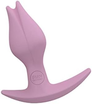 Fun Factory Adult Toys | Bootie Butt Plug Sex Toy | Curved Anal Plug Adult Toy | Sex Toys For Women, Men, & Couples (Ring Black)