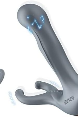 Lockink Vibrating Electric Shock Pulse Anal Vibrator Butt Plug