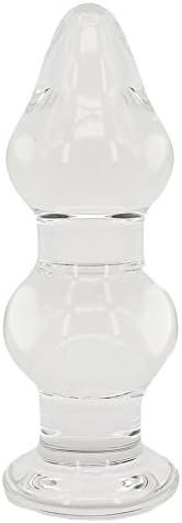Gourd Shape Anal Sex Trainer Glass Pleasure Butt Plug Wand, Eastern Delights Elite Anal Sex Toy For Couples