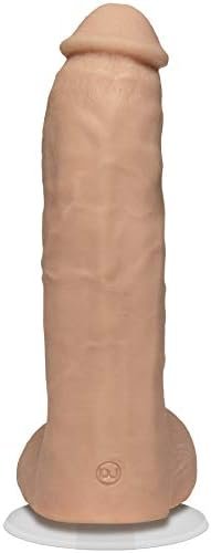 Doc Johnson Signature Series - Chad White - 8.5 Inch Realistic Ultraskyn Dildo With Removable Vac-U-Lock Suction Cup - F-Machine & Harness Compatible, For Adults Only, Vanilla - Image 3